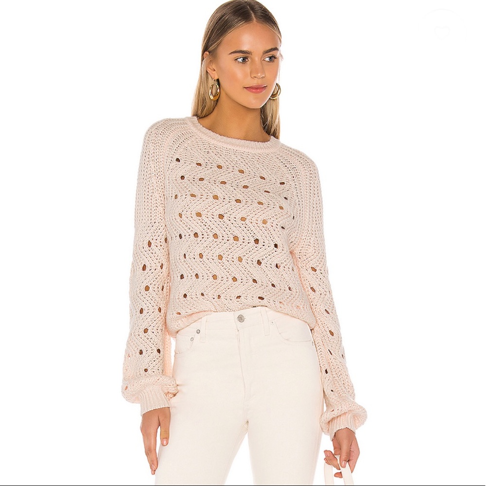 🩰PRIVACY PLEASE 🩰 “Russell” Sweater in Soft Pink XS Brand New With Tags 🏷